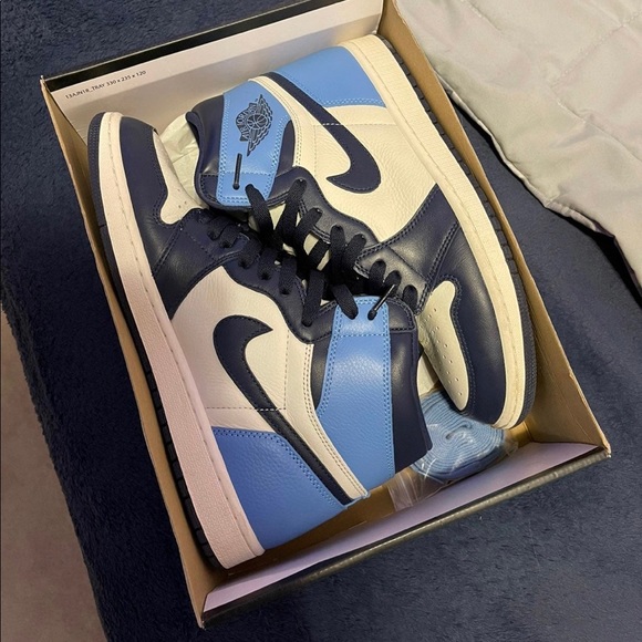 Obsidian Blue Jordan 1s 💠 - Picture 1 of 7